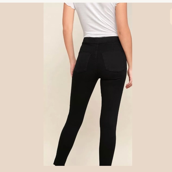 Free People Black Jean Leggings Size Long NWT - Picture 4 of 4